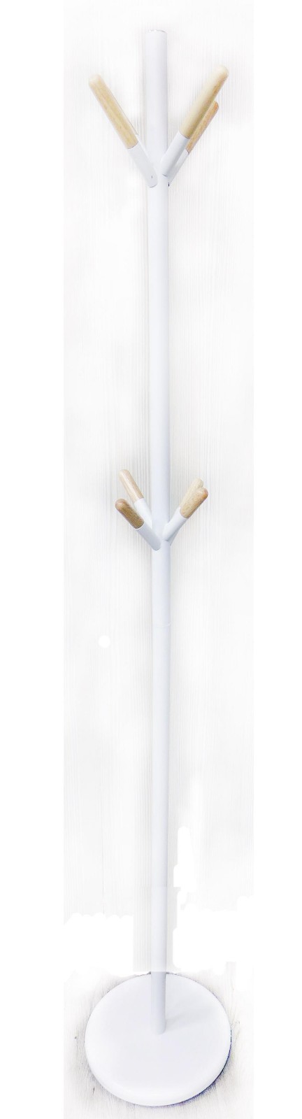 八叉衣帽架(白色)/掛衣架/吊衣架